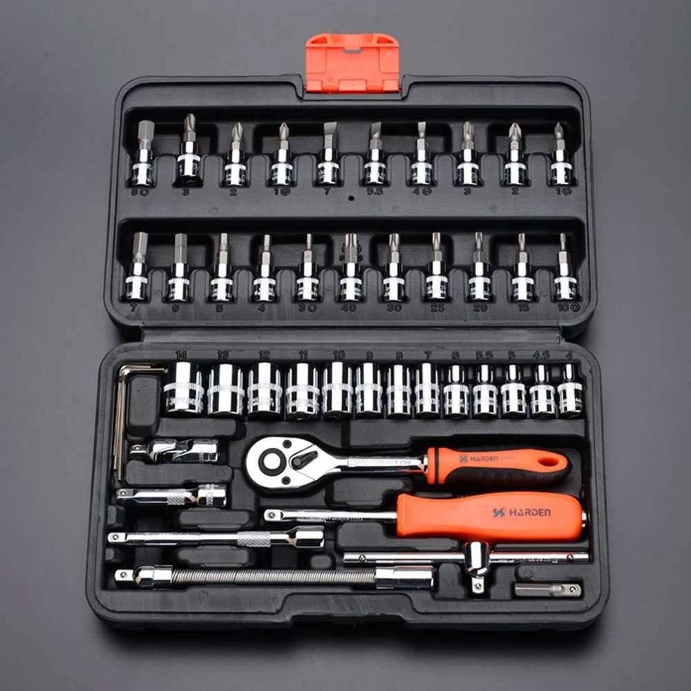 Harden 46 Pcs 1/4 " Dr. Socket set