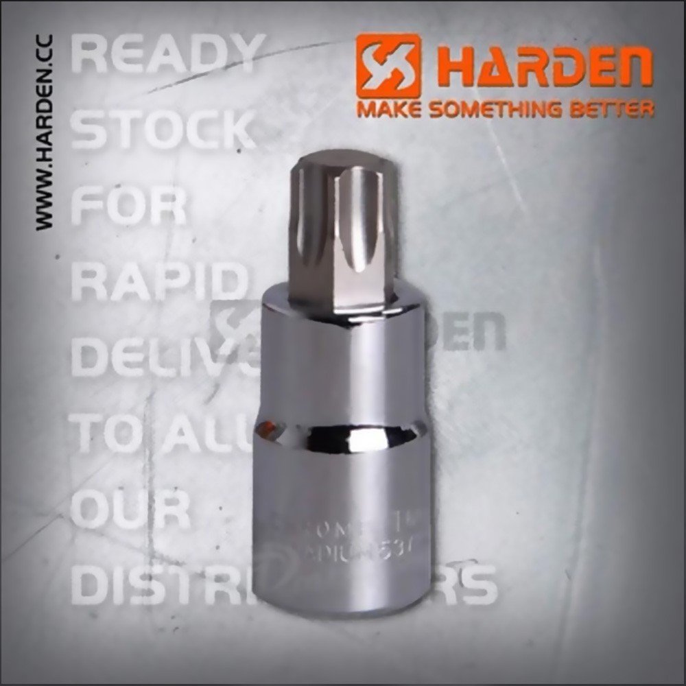 Harden 1/2" Dr 12.5mm Socket with Intrenal Torx-bit
