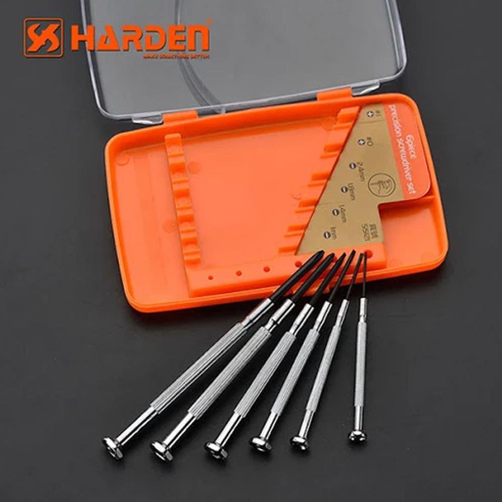 Harden 6Pcs CRV Precision Screwdriver Set