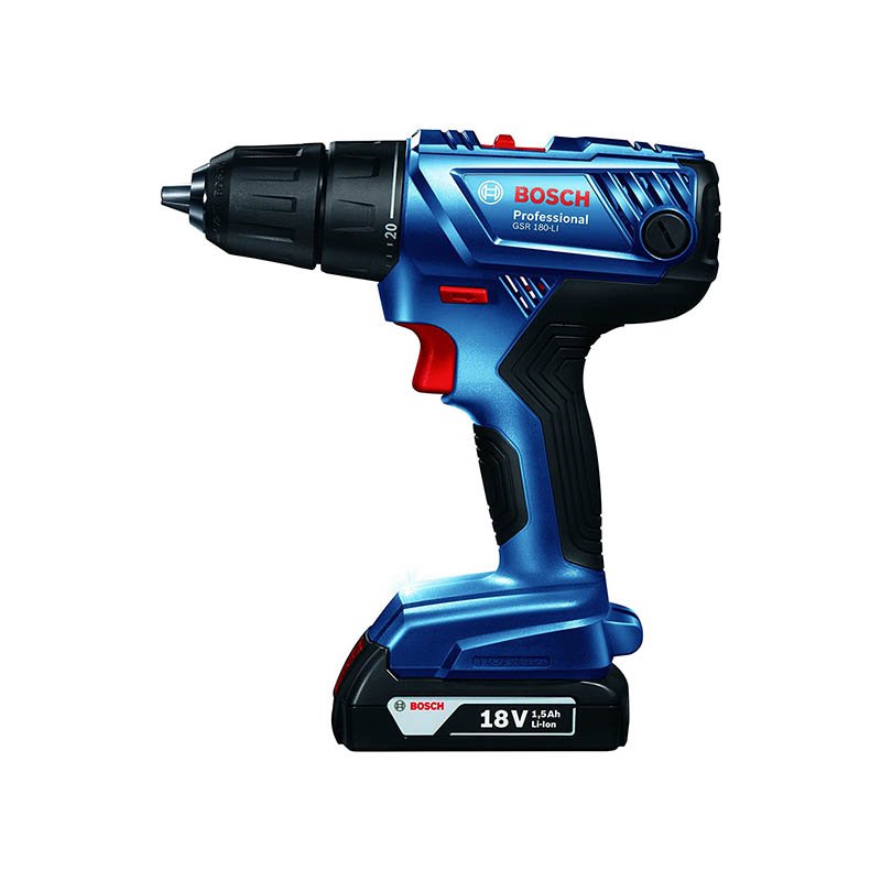 Bosch Cordless Driver Drill, 1/2” | GSR180-LI