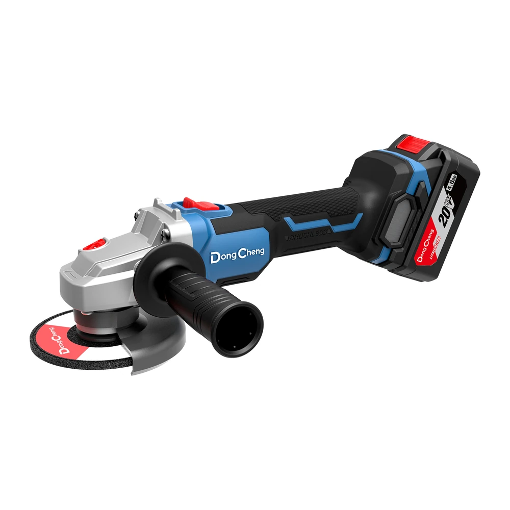 Dongcheng Cordless Angle Grinder 18V, 100mm, Double Battery | CSM03-100EM