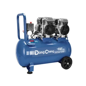 Dongcheng Oil-Free Air Compressor 50L, 2×1200W | QE1200×2/50L