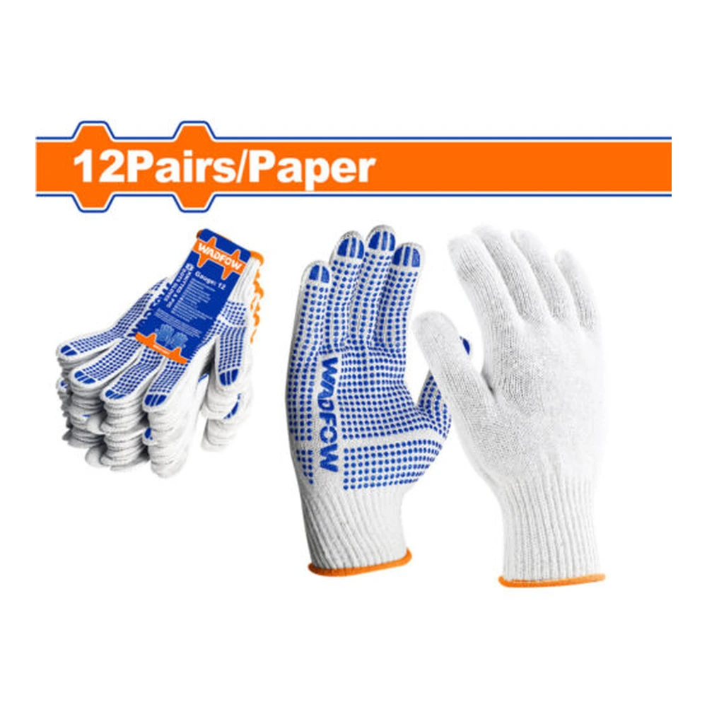 WADFOW Knitted&PVC Dots Gloves | WKG1801