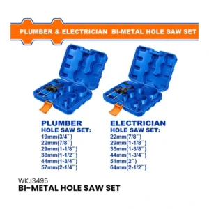 WADFOW Bi-Metal Hole Saw Set 19mm(3/4")/22mm(7/8")29mm(1- | WKJ3495