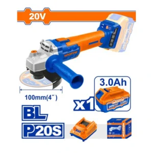 WADFOW Lithium-Ion Cordless Angle Grinder 20V, 100mm | WLAPM11