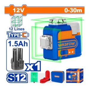 WADFOW Cordless 3D Laser Level 12V | WLE8M12