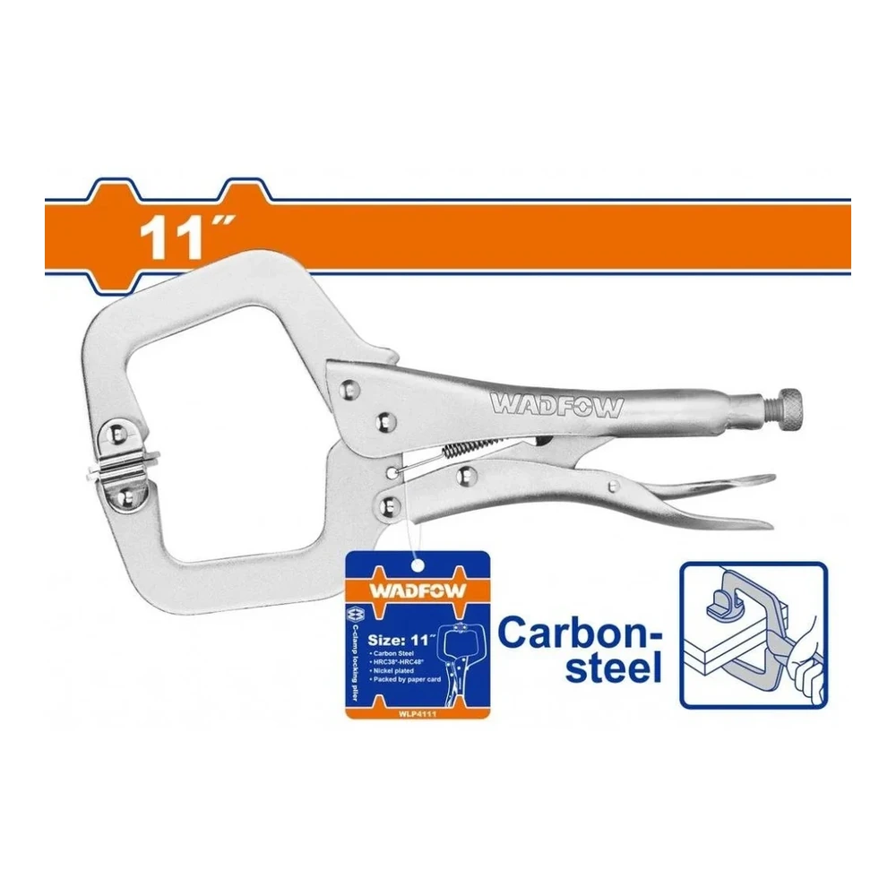 WADFOW C-Clamp Locking Plier 11" | WLP4111