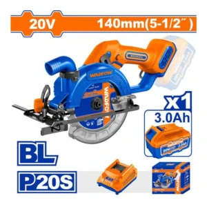 WADFOW Cordless Circular Saw 20mm, 20V | WLWP5631
