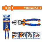 WADFOW Multi-Function Diagonal Cutting Pliers 7.5"/190mm | WPL3778