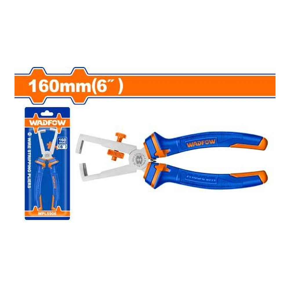 WADFOW Wire Stripping Pliers 6"/160mm | WPL5906