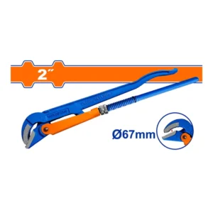WADFOW 45° Heavy Duty Swedish Pipe Wrench 2" | WPW3102