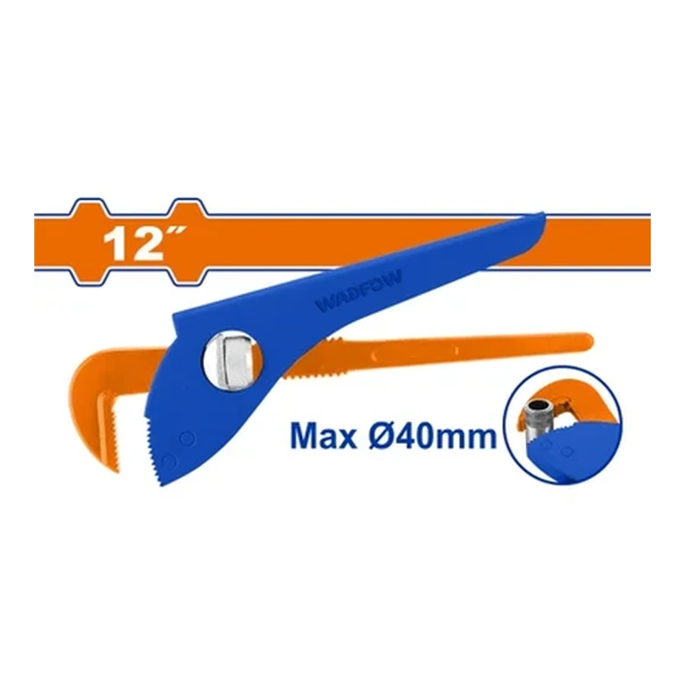 WADFOW Germany Type Pipe Wrench 12" | WPW4112