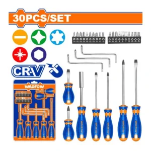 WADFOW 30 Pcs Screwdriver Set | WSS1430