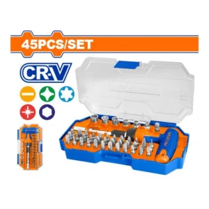 WADFOW 45 Pcs T-Handle Wrench Screwdriver Set | WSS8B45
