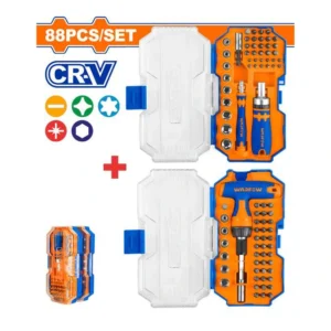WADFOW 88 Pcs Ratchet Screwdriver And Bits Set | WSS8B88