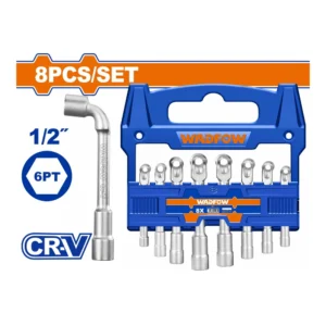 WADFOW L-Angled Socket Wrench Set 8mm 10mm 11mm 12mm 13mm 14mm | WTH4208
