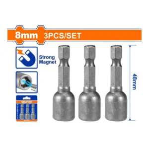 WADFOW 3 Pcs Magnetic Nut Set | WWR1K08
