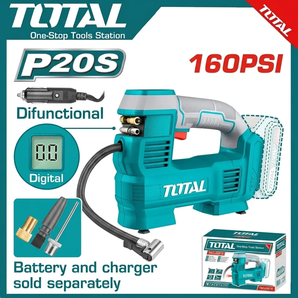 Total Cordless Auto Air Compressor 20V | TACLI2012