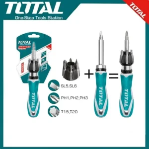 Total 8 Pcs Ratchet Screwdriver Set | TACSD30086