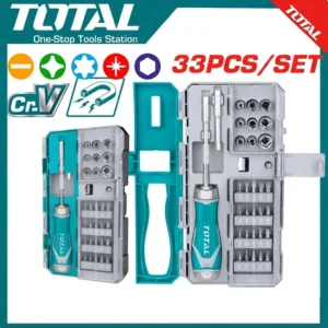 Total 33 Pcs Ratchet Screwdriver Set | TACSD30336