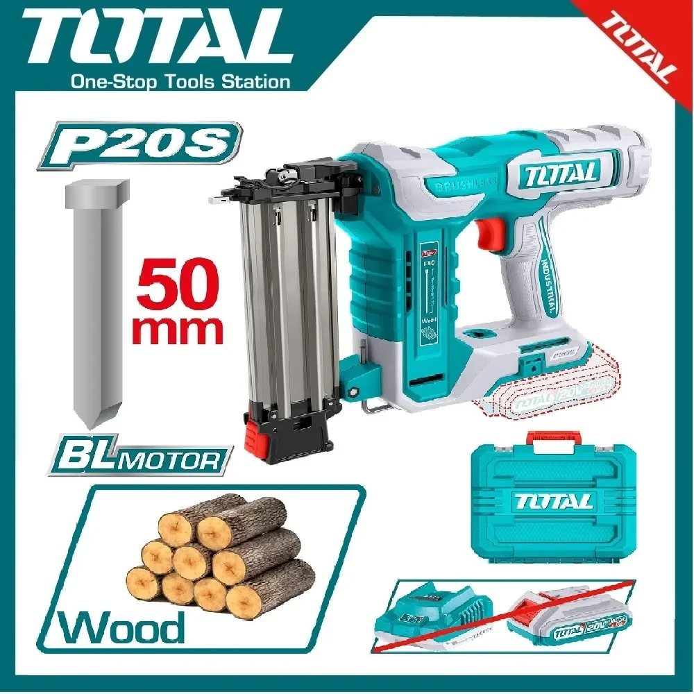 Total Cordless Brad Nailer 20V | TCBNLI5005