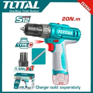 Total Cordless Drill 12V, 10mm | TDLI122061
