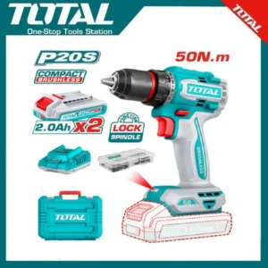 Total Compact Brushless Cordless Drill 20V, 13mm | TDLI205062