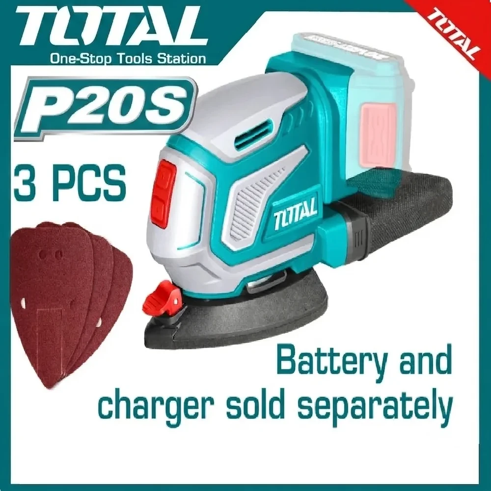 Total Cordless Palm Sander 20V | TDSLI2051
