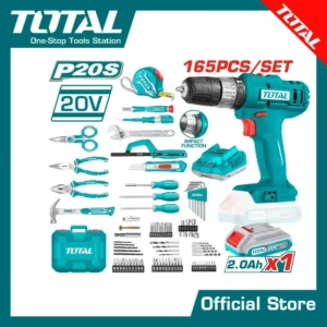 Total 165 Pcs Tools Set 20V | THKTHP11652