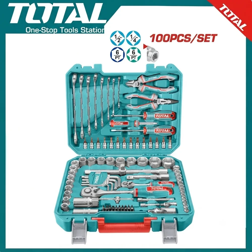 Total 100 Pcs Handtools Set | THKTHP21006