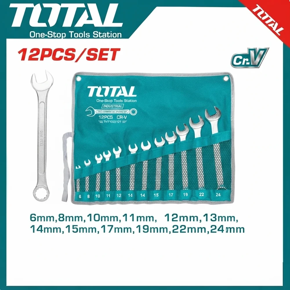 Total 12Pcs Combination Spanner Set | THT1022121