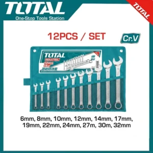 Total 12 Pcs Combination Spanner Set | THT1022122