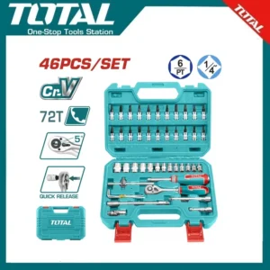 Total 46 Pcs 1/4" Socket Set | THT141462