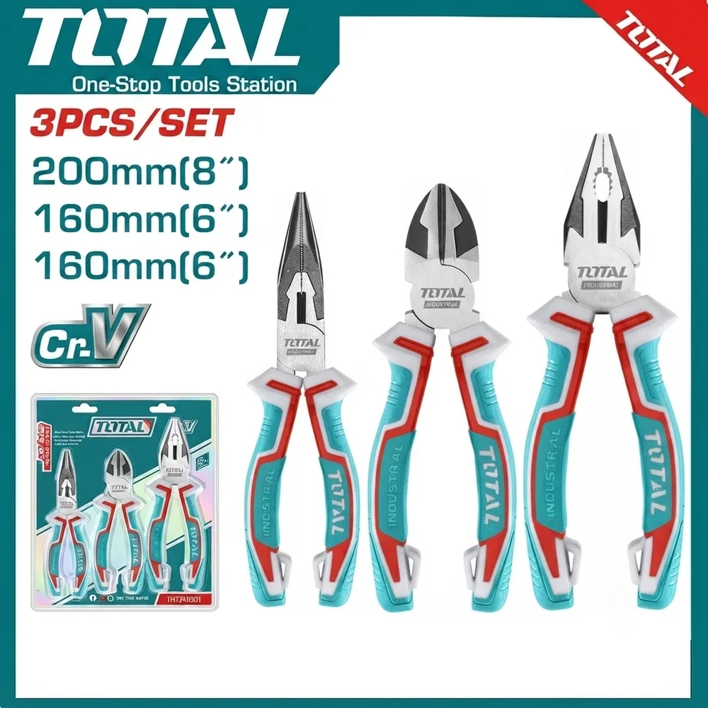 Total 3 Pcs High Leverage Pliers Set | THT2K0301S