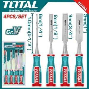 Total 4 Pcs Wood Chisel Set | THT41K0401