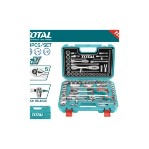 Total 44 Pcs 1/4"&1/2" Socket Set | THT421441