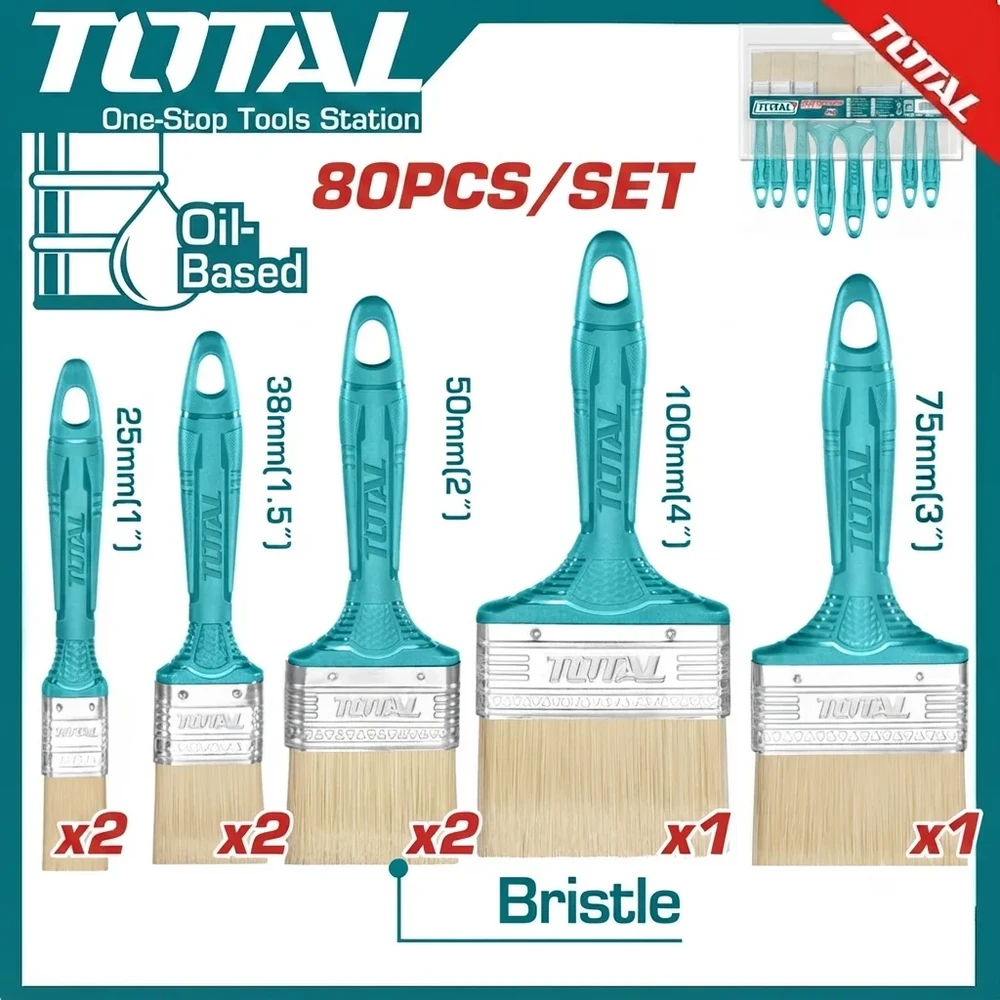Total 8Pcs Paint Brush Set | THT8450801