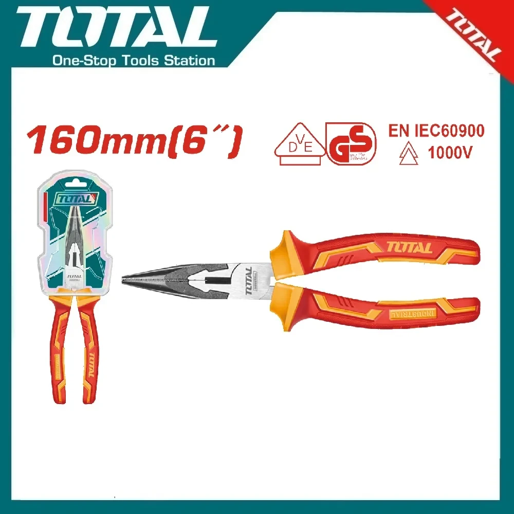 Total Insulated Long Nose Pliers