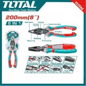 Total 8-In-1 Multi- Function Combination Pliers | THTMF186