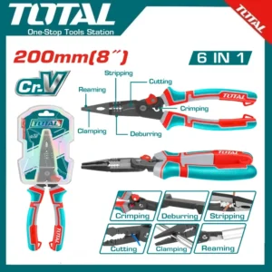 Total 6-In-1 Multi- Function Long Nose Pliers | THTMF286