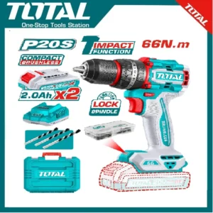 Total Compact Brushless Cordless Impact Drill 20V, 13mm | TIDLI20668