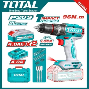 Total Brushless Cordless Impact Drill 20V, 13mm | TIDLI20968
