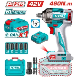 Total Cordless Impact Wrench 42V, 1/2" 42V | TIWLI42461