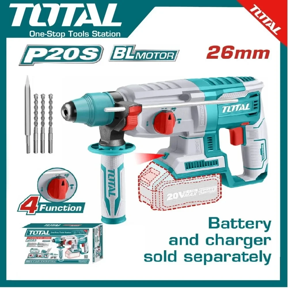 Total Cordless Rotary Hammer 20V | TRHLI20228