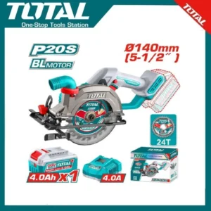 Total Cordless Circular Saw 20V, 140mm | TSLI14023