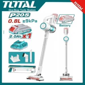 Total Cordless Vacuum Cleaner 20V, 0.8L | TVLI2006