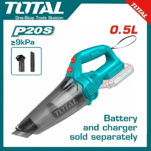 Total Cordless Vacuum Cleaner 20V, 0.5L | TVLI201261