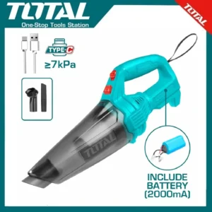 Total Cordless Vacuum Cleaner 12V, 0.5L | TVLI2026