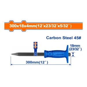 WADFOW Concrete Chisel 4mm*18mm*300mm | WCC1304