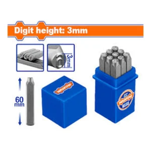 WADFOW 9 Pcs Digit Punch Set | WCC9593